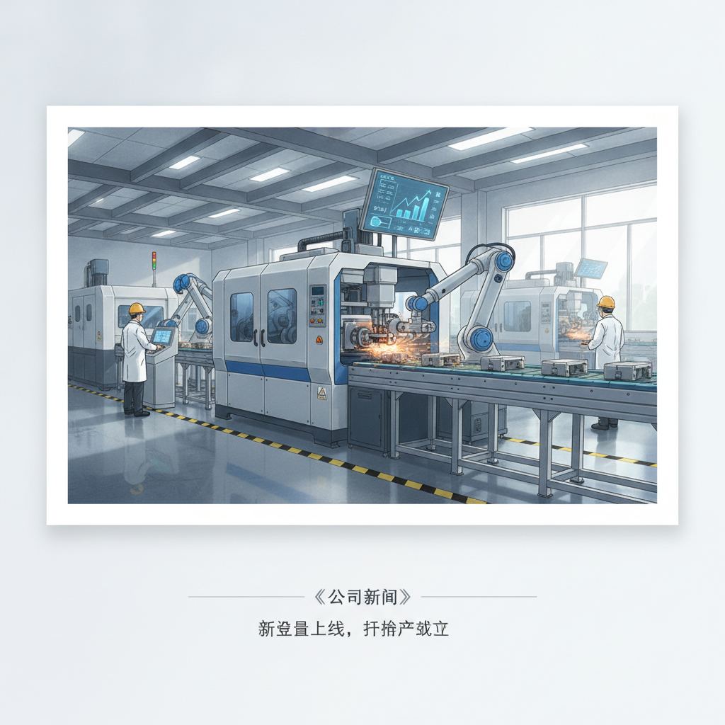 新设备上线,提升生产效率
