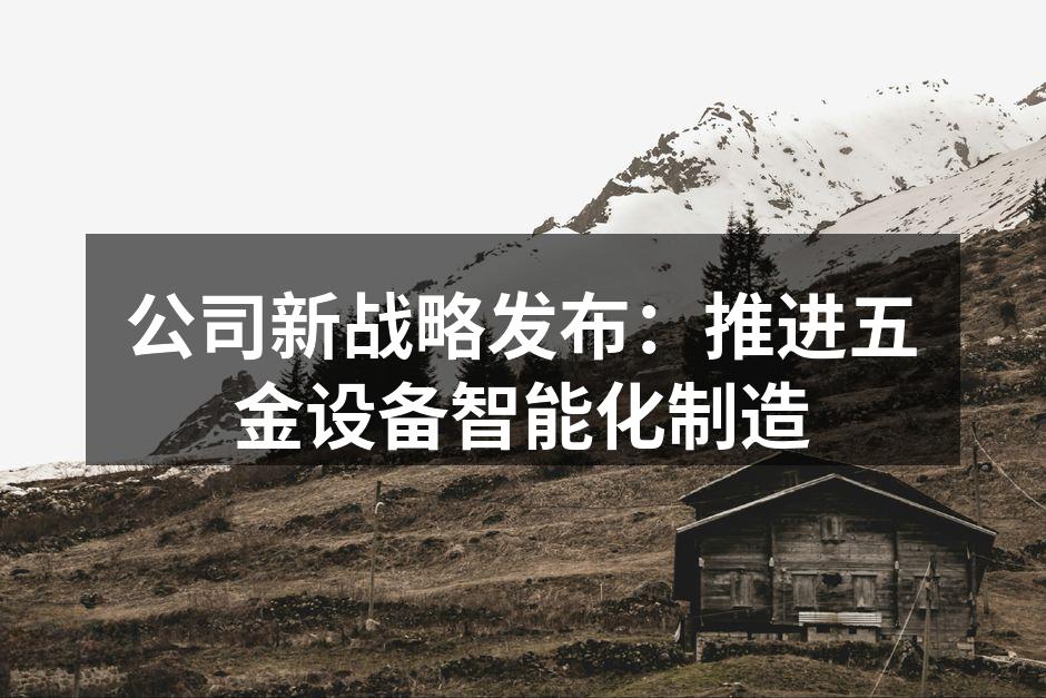 公司战略发布会现场